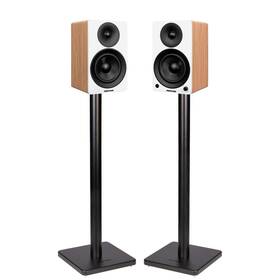 Ai41wss05s Fluance Powered 5 Inch Stereo Bookshelf Speakers For Turntable Bluetooth With Stands