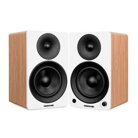 Ai61w Fluance Powered 6.5ftft Stereo Bookshelf Speakers For Turntable Tv Pc And Bluetooth