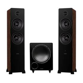 Ai81bdb10w Fluance Ai81 Powered Floorstanding Speakers 10 Inch Subwoofer 15ft Sub Cable