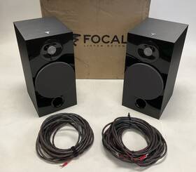 Focal 191561670815 Pair Of Chora 806 Black Bookshelf Speakers