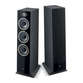 Focal 544057691479 Pair Of Theva N2 Black High Gloss 3-way Floorstanding Loudspeaker