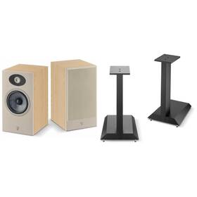 Focalbdl250417-03 Focal Theva/vestia N1 Stands And Theva Bookshelves Pair - Light Wood