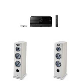 Focalnabdl250212-107 Focal Bundle Vestia No4 Light Wood Floorstanding Speakers 2x Av Receiver