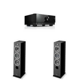 Focalnabdl250212-30 Focal Home Theater Bundle 2x Vestia No2 Black Floorstanding Speakers And Rx