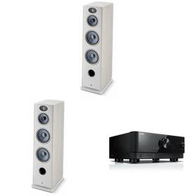 Focalnabdl250212-35 Focal Vestia No4 Light Wood Floorstanding Speakers 2x Fvestian4lw With Rx-v