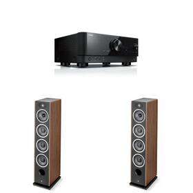 Focalnabdl250212-44 Focal Vestia No3 Floorstanding Loudspeakers Dark Wood Rx-v6abl Receiver B