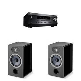 Focalnabdl250212-49 Focal Vestia No1 Black Bookshelf Loudspeakers Pair Bundle With Integra Av R Focalnabdl250212-49 Focal Vestia No1 Black Bookshelf Loudspeakers Pair Bundle With Integra Av R