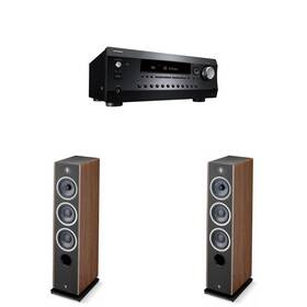 Focalnabdl250212-52 Focal Vestia No2 Dark Wood Speakers Pair With Av Receiver Bundle - Fvestian2dw