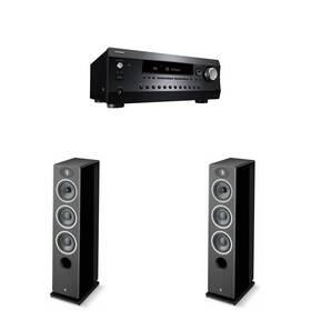 Focalnabdl250212-54 Focal Vestia No2 Black Floorstanding Speaker Pair Bundle With Integra Av Rece