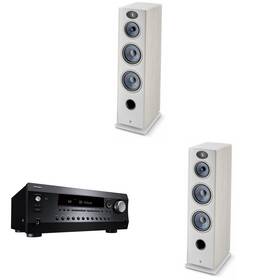 Focalnabdl250212-58 Focal Bundle Vestia No4 Light Wood 3-way Floorstanding Loudspeakers 2x Wit