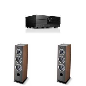 Focalnabdl250212-72 Focal Vestia No4 3-way Floorstanding Loudspeakers In Dark Wood Pair With Av