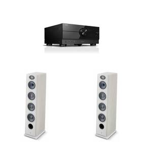 Focalnabdl250212-81 Focal Bundle 2x Vestia No3 Light Wood Floorstanding Speakers With Rx-a4a Rec