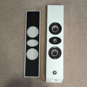 Fonwall301-wh-ug Focal 301 On-wall Loudspeaker Small Chip Near Tweeter - White Single Speaker
