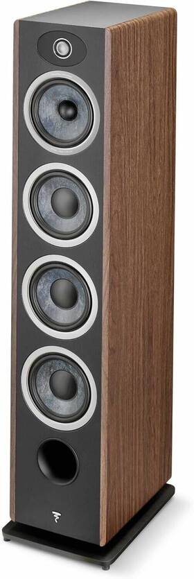 Fvestian3dw-a Focal Vestia No3 Slender 3-way Floorstanding Loudspeaker Finished In Dark Wood