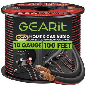 B08ng55crw Gearit 10 Gauge Speaker Wire 100 Ft Cca Home Audio And Theater