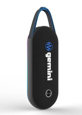 Gemini Sound 747705009012 Beatgrip Pro Magnetic Bluetooth Speaker 24w Stereo Led Lights Outdoor