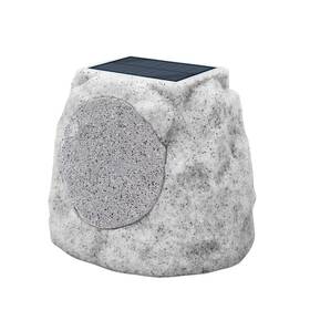 Ggii 748998978344 Rock Speakers Outdoor Waterproof Solar Powered Wireless Bluetooth Portable Speak