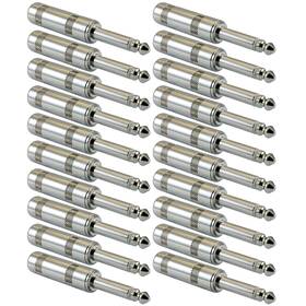 B000tkikc6 Gls Audio 1/4 Inch Ts Male Mono Plugs For Speaker Patch Cables Snakes - 20 Pack