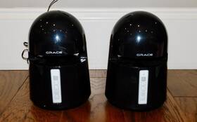 Grace Mvasp3292-001r Rare Digital Black Mini Bullet Wireless Speakers 900mhz