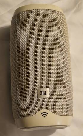 Harman Kardon 050036342117 Jbl Link 10 Voice-activated Google Assistant Portable Bluetooth Speaker White