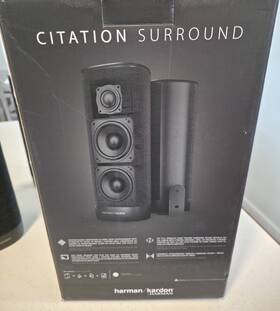 1000-1077 Harman Kardon Citation Surround Wired Black Speakers