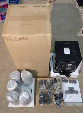 Hkts16bq Harman Kardon Hkts 16bq 200w 5.1 Channel Home Theater Speaker System - Black