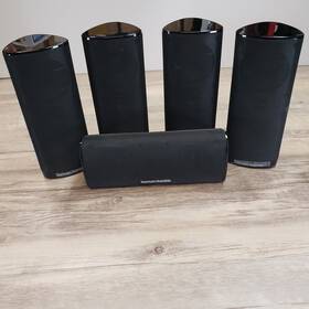 Sat-ts11bq Harman Kardon 4 Sat-ts2 Satellite Surround Speakers 1 Cen-ts2 Center Speaker