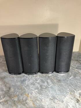 Sat-ts18 Harman Kardon Pr Surround Speaker Set Of 4 Black 9.5 Inch