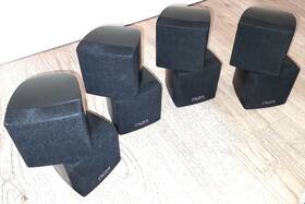Hb-40 Heliois / Helios Hifi Satellite Surround Speakers Lot Of 4 Tested Working