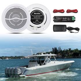 6005w Herdio 6.5 Inch Bluetooth Boat Speakers Marine Home Car Waterproof Stereo System Usa 6005w Herdio 6.5 Inch Bluetooth Boat Speakers Marine Home Car Waterproof Stereo System Usa