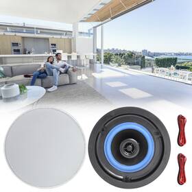 Herdio 742790100880 160w 4 Inch Ceiling Speakers Flush Mount Wall For Kitchen Bathroom