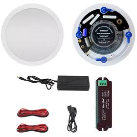 Herdio 974065530120 6.5 Inch Bluetooth Ceiling Speakers 320w 2-way Flush Mount In Wall F Herdio 974065530120 6.5 Inch Bluetooth Ceiling Speakers 320w 2-way Flush Mount In Wall F