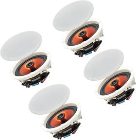 Hcs-4-628bt Herdio Direct Bluetooth Ceiling Speakers Wireless Home Recessed Speaker System Suitable For I