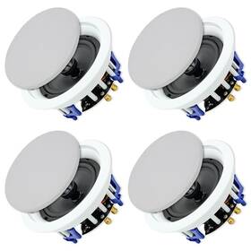 Hcs-4-818 Herdio 6.5ftft 600watts 2-way Bluetooth Ceiling Speakers 4pcs Homeindoor