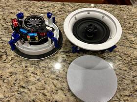 Hcs-528bt Herdio 5.25 Inch Bluetooth Ceiling Speakers Home Recessed Speaker System 300