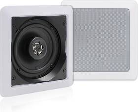 Hcs5022 Herdio 2x5.25 Inch Ceiling Speakers Wired 160w 2-way Wall Flush Mount Home