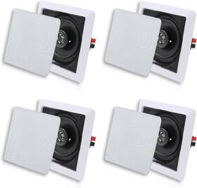 Hcs5022prsx2bt-us Herdio Bluetooth Ceiling Speakers 5.25 Inch Flush Mount Wall Bass 2 Pairs