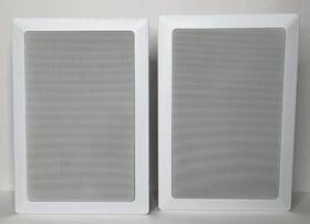Hcs5030 Herdio Pair White 5.25 Inch Bluetooth In Wall / Celing Speakers 2-way 100 Watt Each