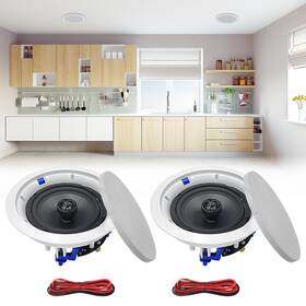 Hcs818-16bt-us Herdio 6.5 Inch Bluetooth Ceiling Speakers Flush Mount Wall Amplifier Receiver Kit Hcs818-16bt-us Herdio 6.5 Inch Bluetooth Ceiling Speakers Flush Mount Wall Amplifier Receiver Kit