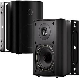 Hos-401wbt-us Herdio 4 Inch Indoor Outdoor Bluetooth Speakers Wired Wall Mount 200w For Patio