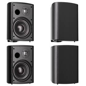 Szjw-601bx2-de Herdio 6.5 Inches Outdoor Speakers Wired Waterproof Passive Wall Mount