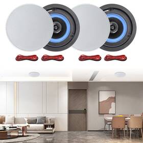 Us-4-418bt Herdio 2 Pairs 4 Inch 160w Bluetooth Ceiling Speakers Living Room Kitchen