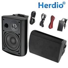 Us-501bbt Herdio 2xherdio Outdoor Bluetooth Speakers Wired Waterproof Patio Wall Mount 300w 5.25 Inch