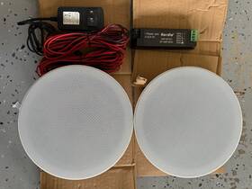 Us-628bt Herdio 6.5 Inch Bluetooth Flush Mount Ceiling Speakers 300w Stereo System
