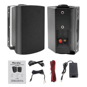 Us-he-401btb-ly Herdio 2pc Herdio4 Inch Outdoor Sound System Indoor Speakers Bluetooth Waterproof For Patio