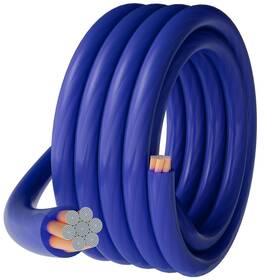 B0d7d51h5y Hifind 4 Gauge Awg 30 Ft Blue Power Ground Wire Cable True Spec Flexible