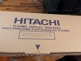 Spu-50pt3 Hitachi Plasma Display Speakers New In Box Slim Design Clear Sound
