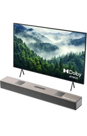 5.2.2ch Hiwill A502 Wooden Sound Bar With Dolby Atmos 3d Spatial All-in-one