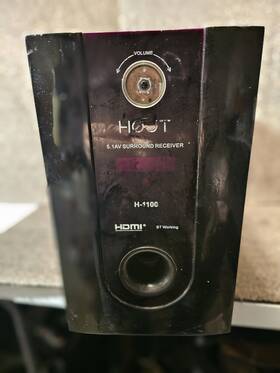 Mw17120818 Hojt Acoustics H-1100 5.1 Surround Sound Professional Home Theater System