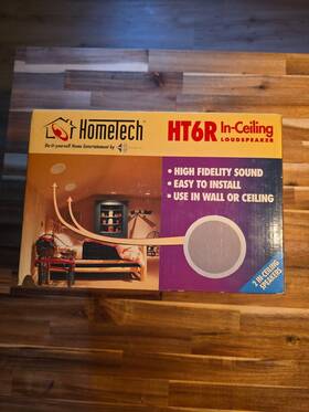 Ht6r Hometech Visual Performance 6-1/2 Inch 2-way In-ceiling Speakers - 2 Pack